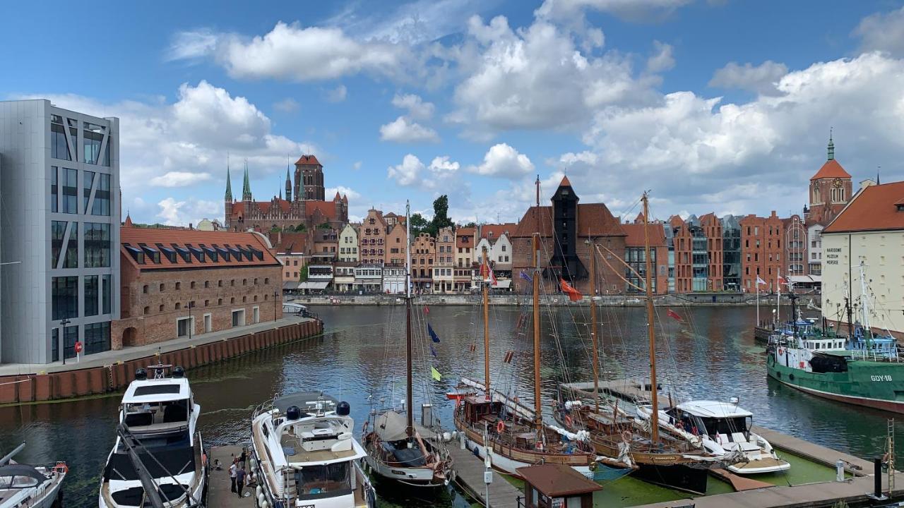 Apartamenty Centrum Nad Motlawa Z Widokiem Na Patio Z Balkonem Gdansk Luaran gambar